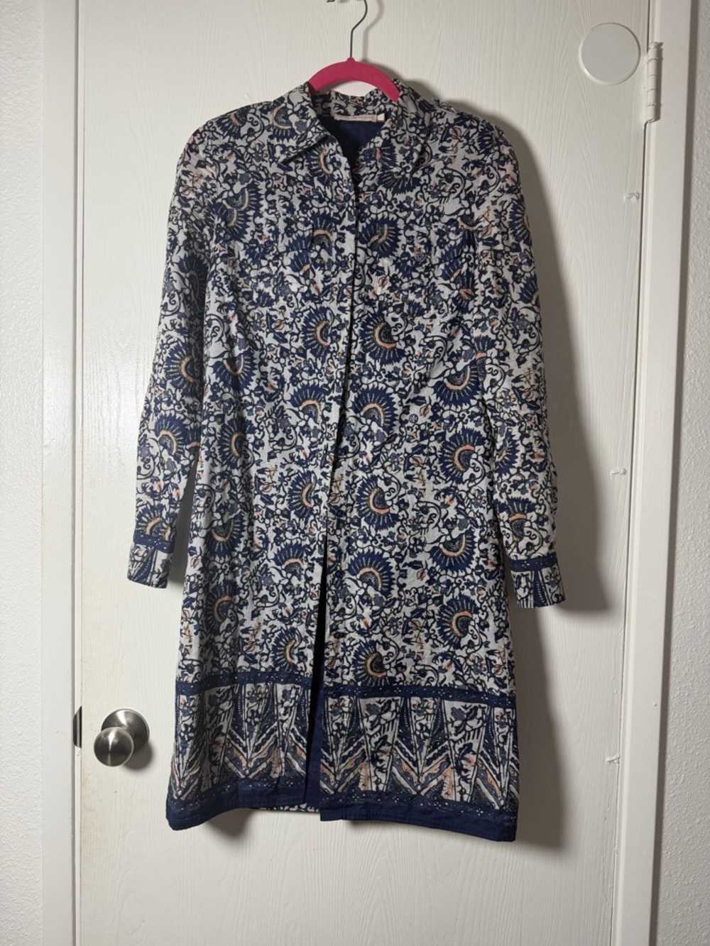 Tory Burch - Colorful Collared Shirt dress
